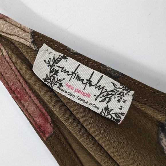 Intimately Free People Floral Cascade Slip Dress M - Picture 2 of 13